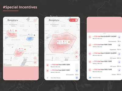 Special Incentives - Partners android app app design bike clean delivery design interaction location map mobie app mobile mobile app mobile app design mobile design mobile ui search taxi ui ux