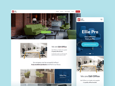 Edit Office // Home design furniture furniture website minimal mobile office ui ux