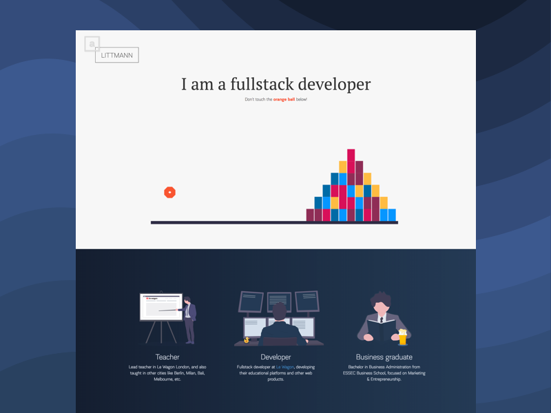 Portfolio 2.0 By Arthur Littmann On Dribbble