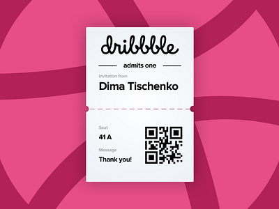 Hello dribbble! dribbble invitation thanks