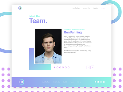 Hoxton Digital - Team page about about me about us design employee le wagon sketch team web design
