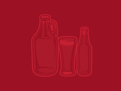 Craftie Red Containers brindley craftie craftie beer app kevin work by kevin