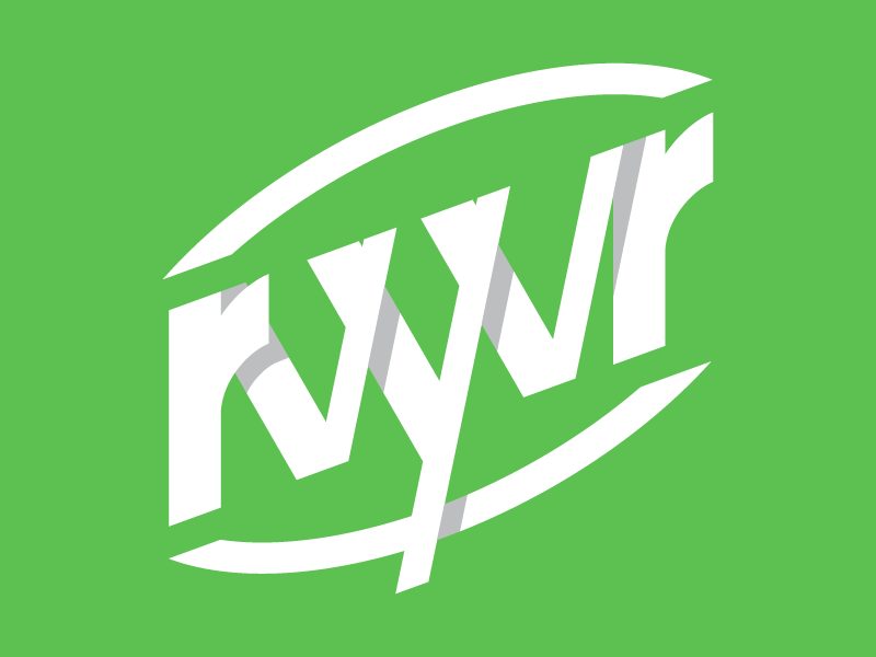 RVYVR Primary Brand Mark - Reverse
