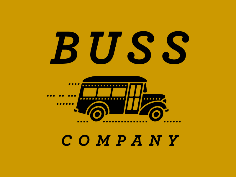 Buss Logo 04 bus concept illustration option rejected vector