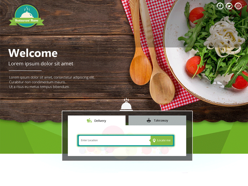 Restaurant Landing Page