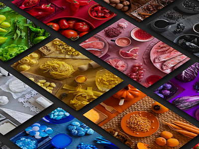 The colors of food - presentation