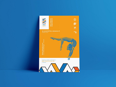 Flyer for World Gymnastics Championships - Firenze 2021 2021 branding design firenze flat florence flyer gymnastics illustration logo typography vector