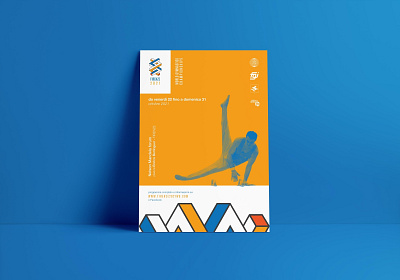 Flyer n2 for World Gymnastics Championships - Firenze 2021 2021 branding championships design firenze flat florence flyer gymnastics icon illustration logo typography vector