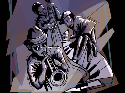Jazz graphic design illustration jazz music vector
