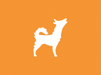 ODM Mark branding bright dog logo logo mark logomark orange wolf