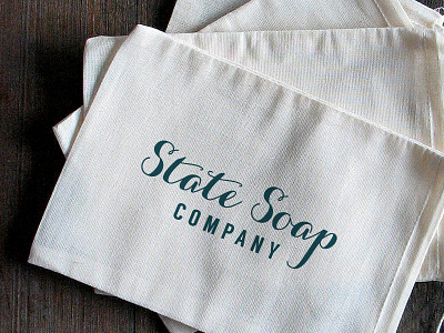 State Soap Co. Muslin Bags bag logo packaging soap state soap