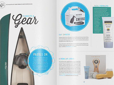 Lean Magazine canoe cheese editorial layout healthy lean magazine lifestyle magazine magazine layout