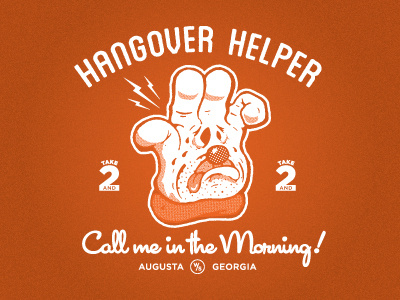 Hangover Helper illustration parody self promo wellness wednesday ws
