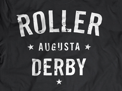 Augusta Roller Derby bold rollerderby scs shirt stars wellnesswednesday