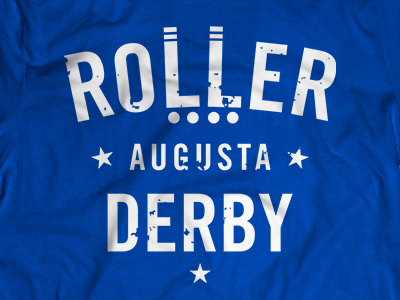 Augusta Roller Derby rollerderby shirt skates stars