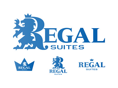 Regal Suites Logo branding design drawing illustration logo