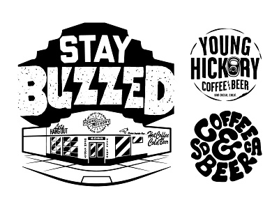 Young Hickory Merch Designs beer coffee