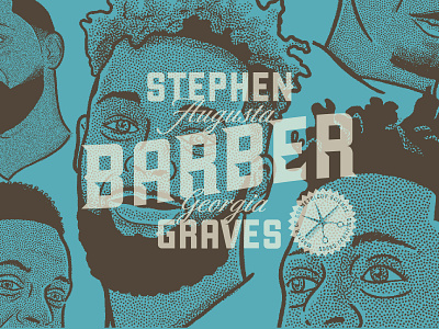 Barber Identity Design branding design drawing illustration