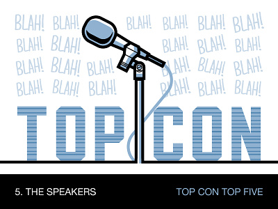 The Speakers illustration microphone review speakers topcon topfive