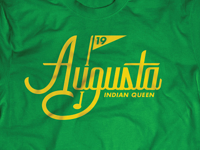 Augusta Shirt augusta design lettering script shirt