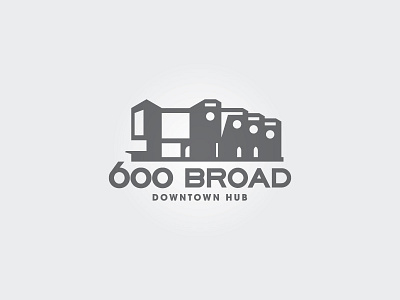 600 Broad augusta building icon logo