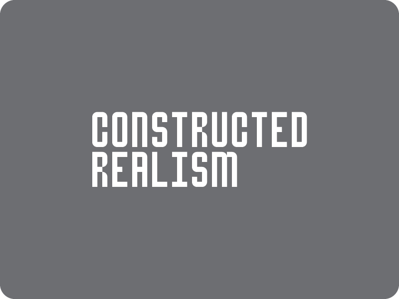 Constructed Realism font gif lettering