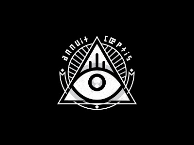 Annuit Coeptis evileye icon symbol