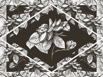 Magnolia Pattern flowers illustration pattern