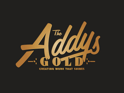 Keep Shinin' aaf addy awards gold logo type