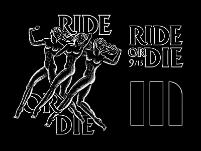 Rideordie design icon illustration lettering logo poster typography