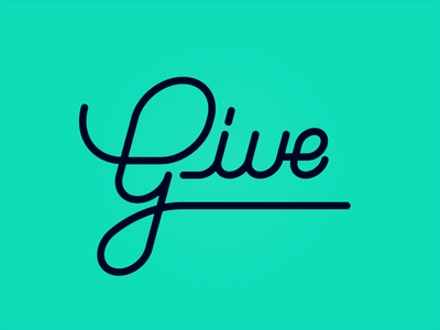 Give give monoline script