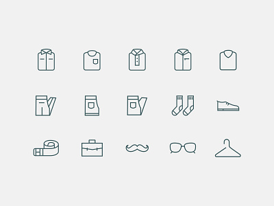 Outfittery's Iconset icon set iconography icons