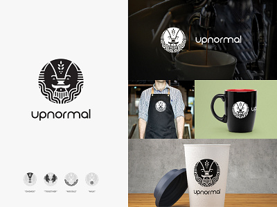 Upnormal - ReBrand branding design logo
