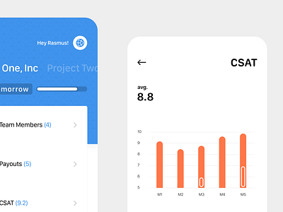 Gigster Dashboard Concept dashboard