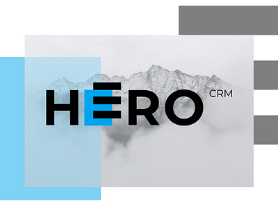 Heero CRM Logo branding crm design logo logo design