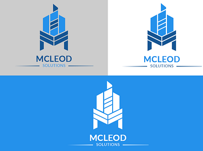 MCLEOD SOLUTIONS LOGO design icon icon design icon set iconography icons illustration logo logo design logodesign logos logoset logotype multicolor photoshop phototype