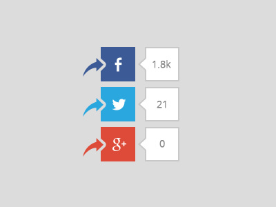 Share to Social Networks button concept custom design facebook google icon icons share social social networks twitter ui