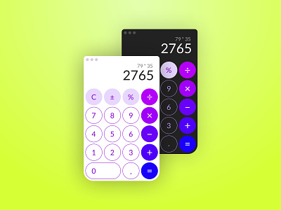 Daily UI Challenge - Day 4 accessibility calculator calculator ui concept contrast compliant dailychallenge day004 design designchallenge lato numbers ui ui design uichallenge visual design