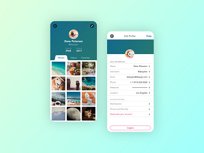 Daily UI Challenge - Day 06 accessibility app design color contrast concept dailyui dailyuichallenge day 006 design design challenge mobile app mobile app design mobile design ui ui challenge ui design visual design