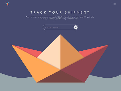 Track your shipments colorful design input layer logo menu online search shadow shape shipment shipphing shop shopping track ui ux