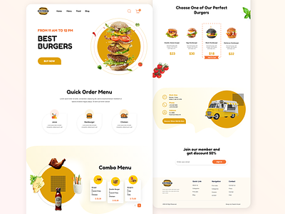 Food Truck Landing Page