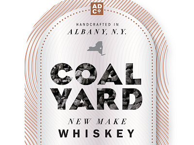 Coal Yard Whiskey Label (unused)