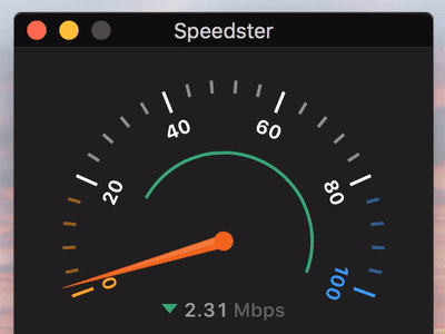 Speedster Gauge Animation gauge mac osx speedtest ui