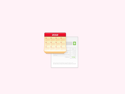 Recurrent billing billing calendar coaches loupe illustrator invoice vector