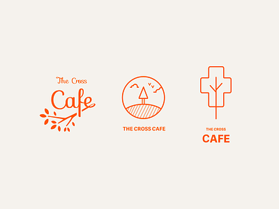 Cross Cafe Concepts cafe concepts cross flat logo minimal