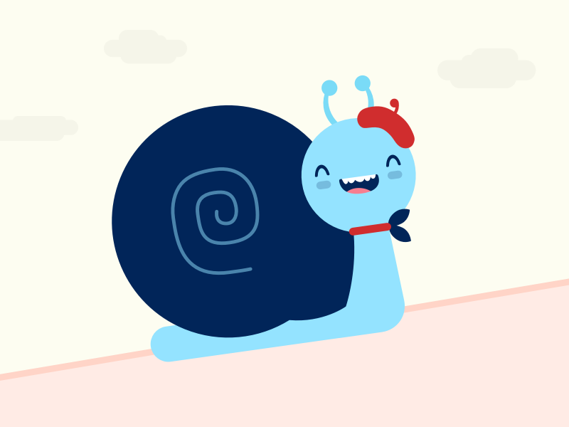 French Snail by Luke Emmerson on Dribbble