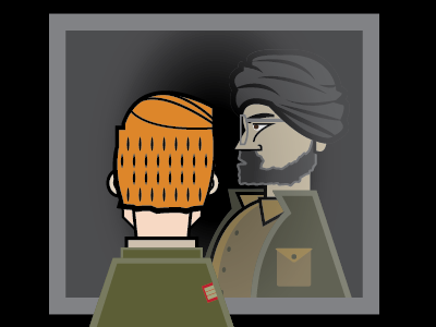 brody sees abu nazir in the mirror bmedd television