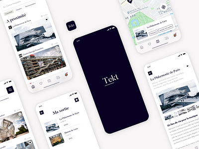 Monument app app application architect architecture behance branding cards concept paris parisian search bar sketch trip typeface typogaphy ui unsplash ux ux ui visit