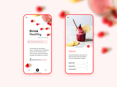App concept app application design branding concept design e comerce food food app fruit grid homescreen interface landing layout sketch smoothie ui ux ui web website