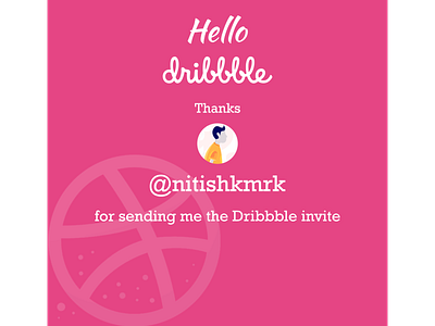 Welcome Dribble design